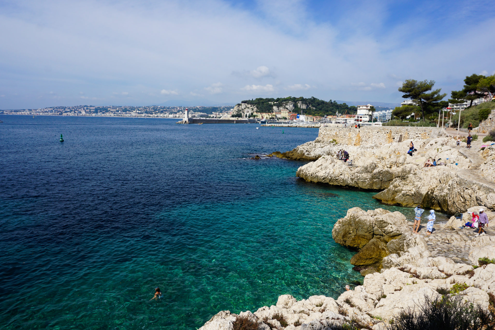 Walking to Villefranche sur Mer from Nice
