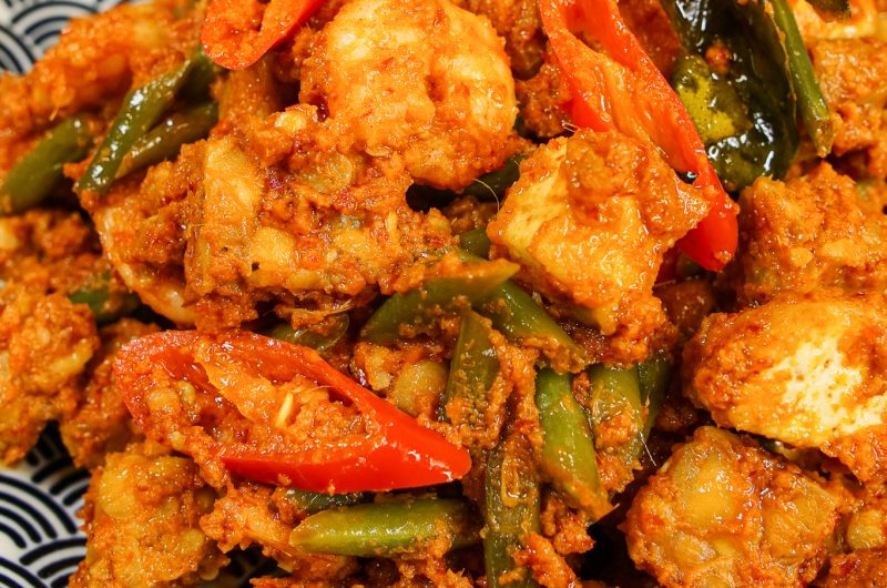 Authentic Sambal Goreng Recipe | spicy tofu tempe stir-fry