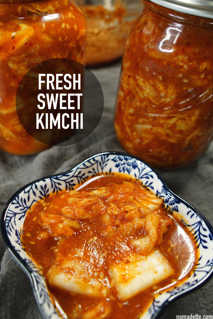 Baechu Geotjori | Fresh Sweet Kimchi (for those who don’t like sour kimchi!)