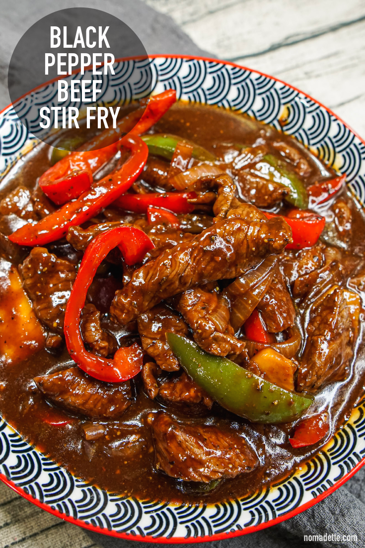 Black Pepper Beef Stir Fry | BEST and easiest sauce ever!