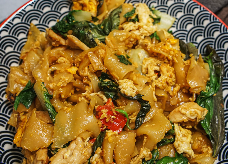Pad Kee Mao | Spicy Thai Basil 'Drunken Noodles'