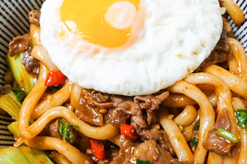 Spicy Yaki Udon Noodles