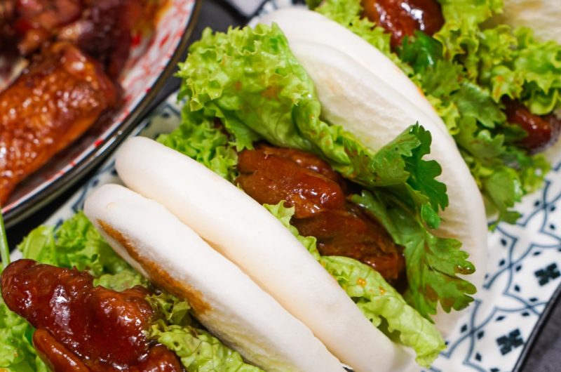 Chicken Kong Bak Bao (Halal recipe!) | Braised Meat in Foldover Buns