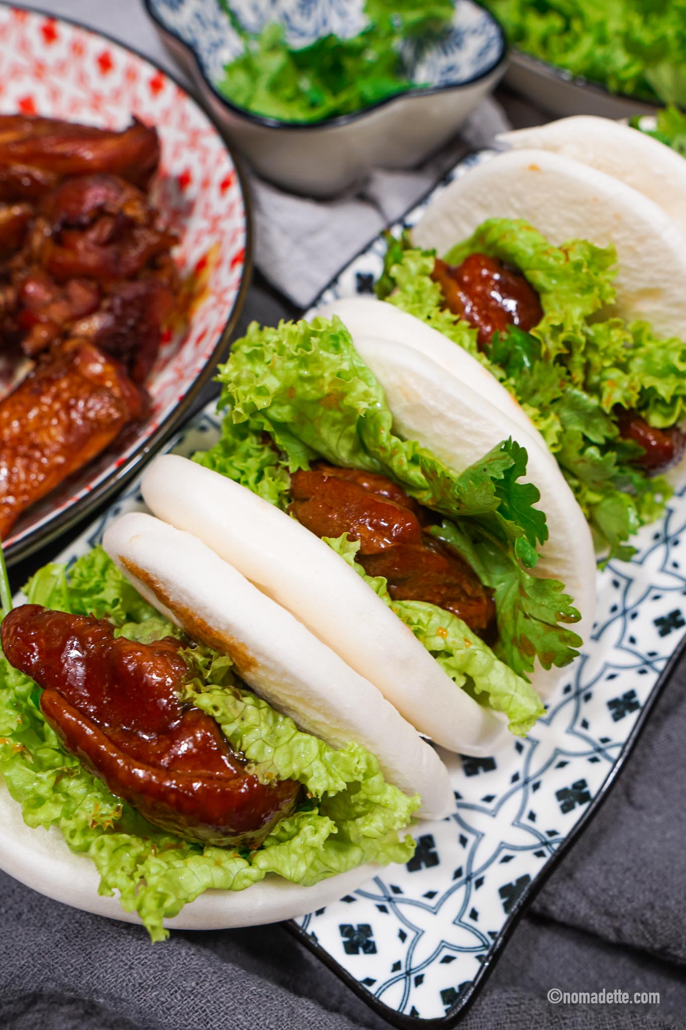 Chicken Kong Bak Bao (Halal recipe!) | Braised Meat in Foldover Buns
