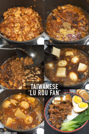 Taiwanese Chicken Lu Rou Fan - Nomadette