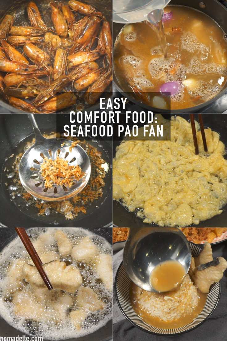 Seafood Pao Fan | Submerged Rice in a Rich Seafood Broth