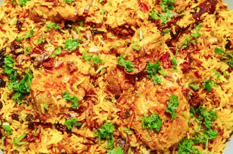 One-Pan Chicken Briyani