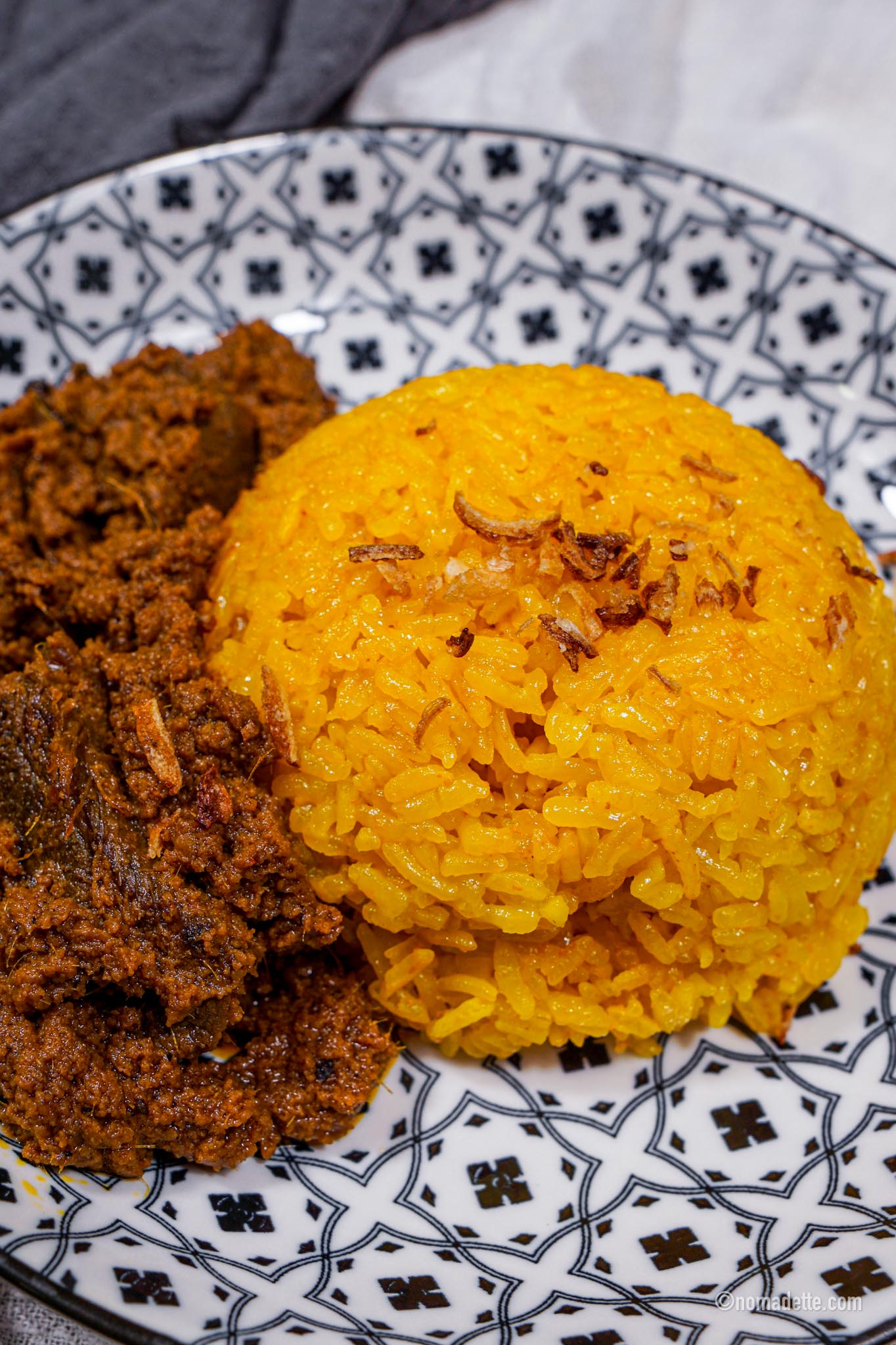 Pulut Kuning | Yellow Turmeric Glutinous Rice