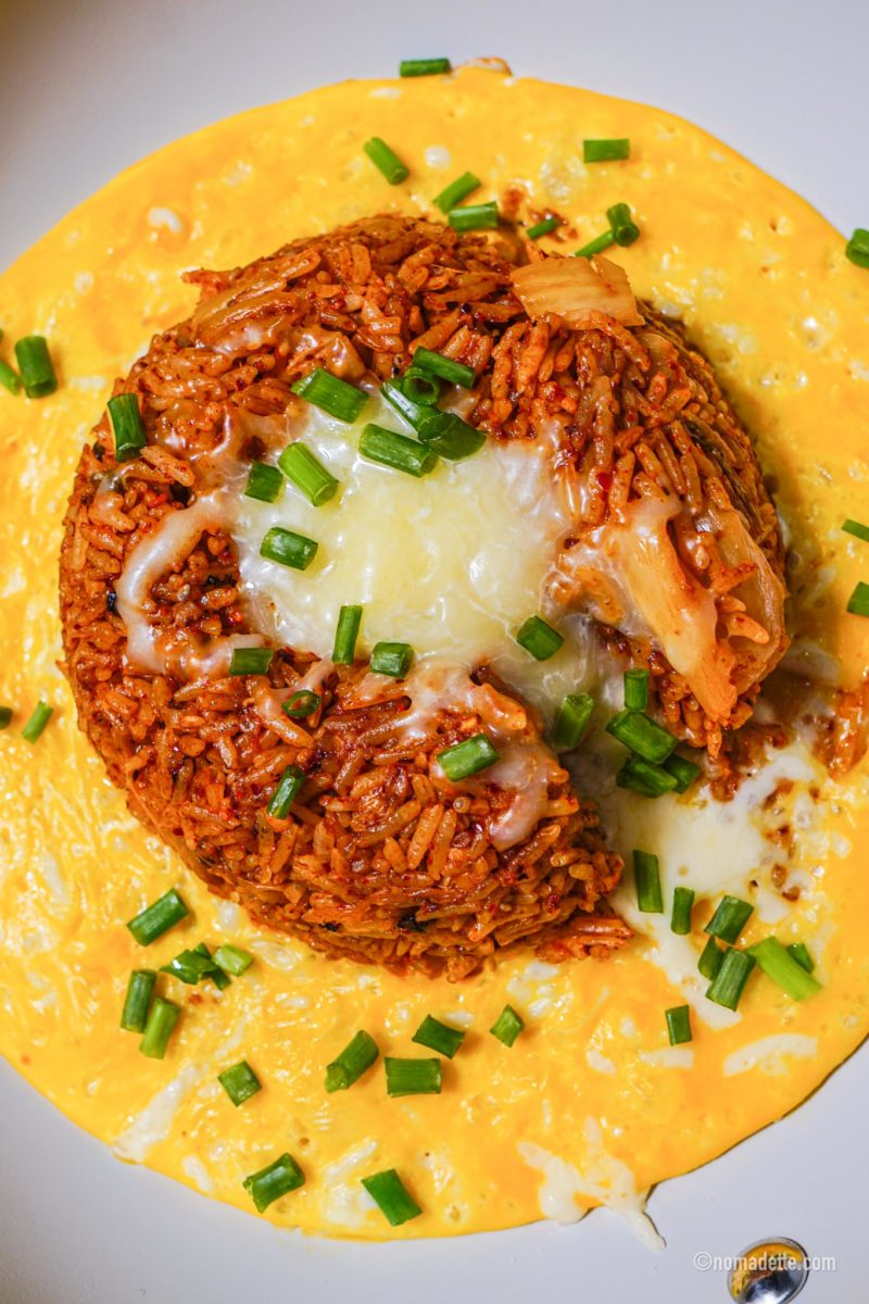 Cheesy Volcano Fried Rice Recipe With Kimchi – FCQXB