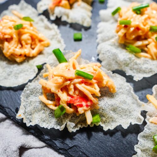 Spicy Kani Mayo Rice Paper Boats - Nomadette