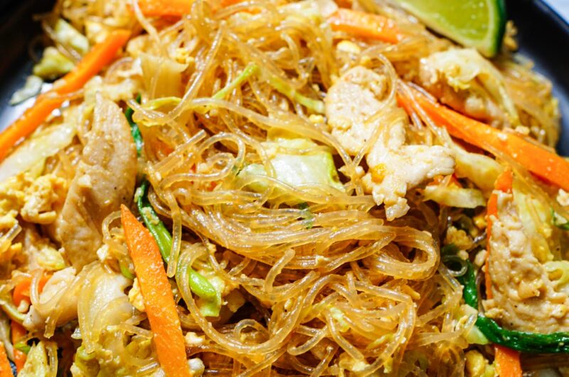 Pad Woon Sen | Thai Stir Fried Glass Noodles