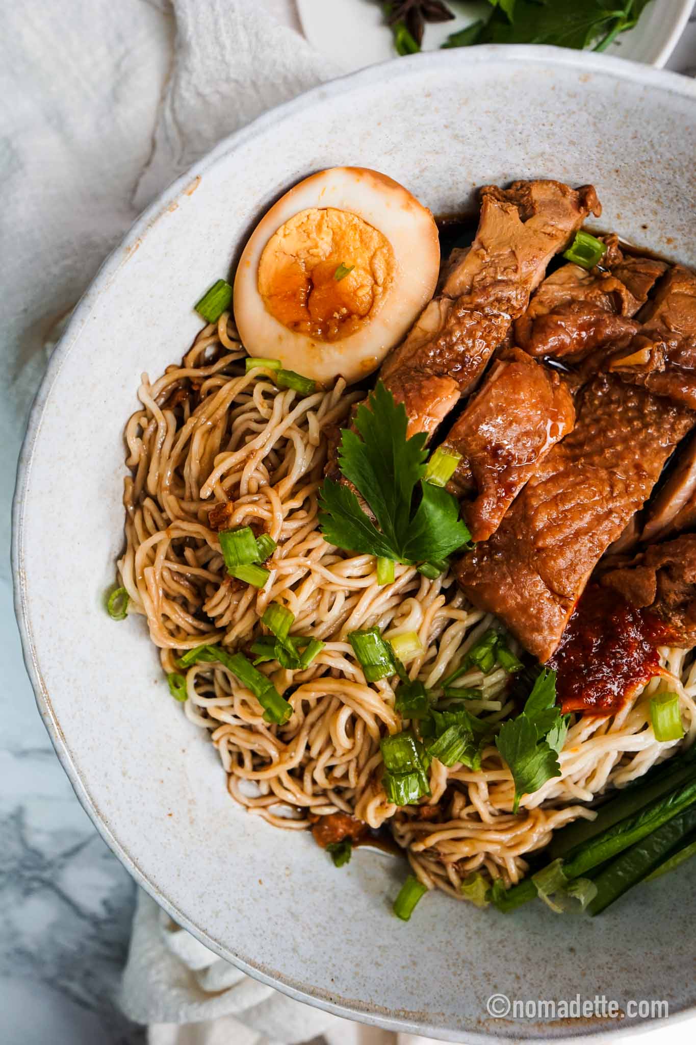 Soy Sauce Chicken Noodles