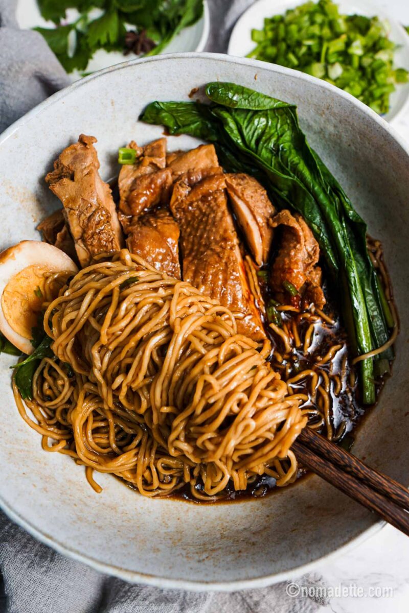 Soy Sauce Chicken Noodles Nomadette