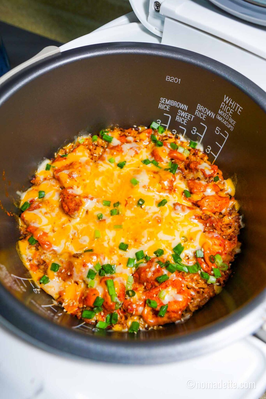 Chichen Rice Cooker Rice Cooker Buldak Chicken Rice (with cheese!) - Nomadette