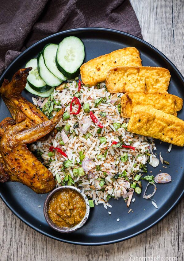 Nasi Ulam | Malaysian Herbed Rice