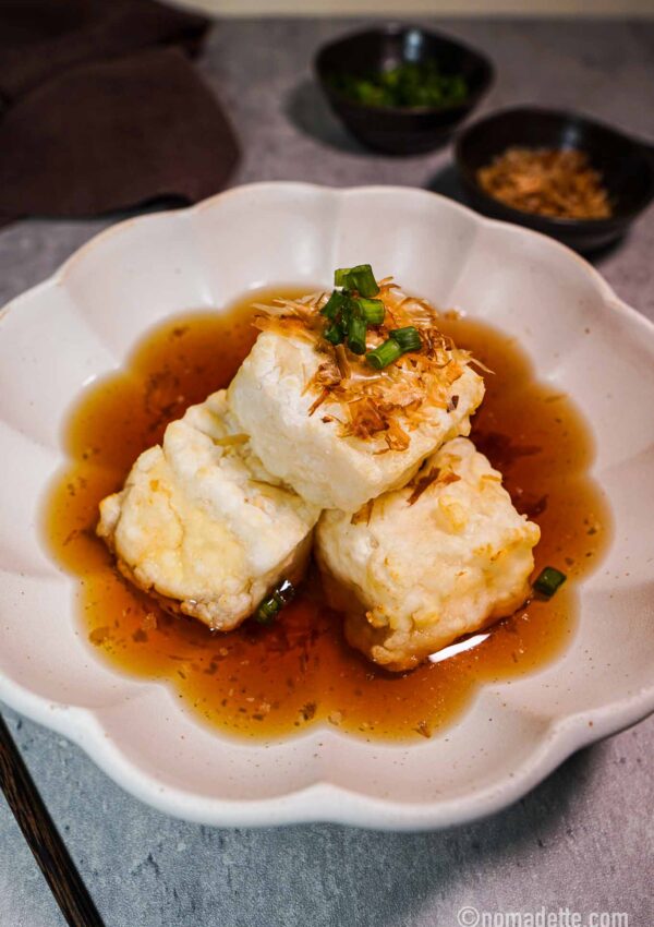Air Fryer Agedashi Tofu