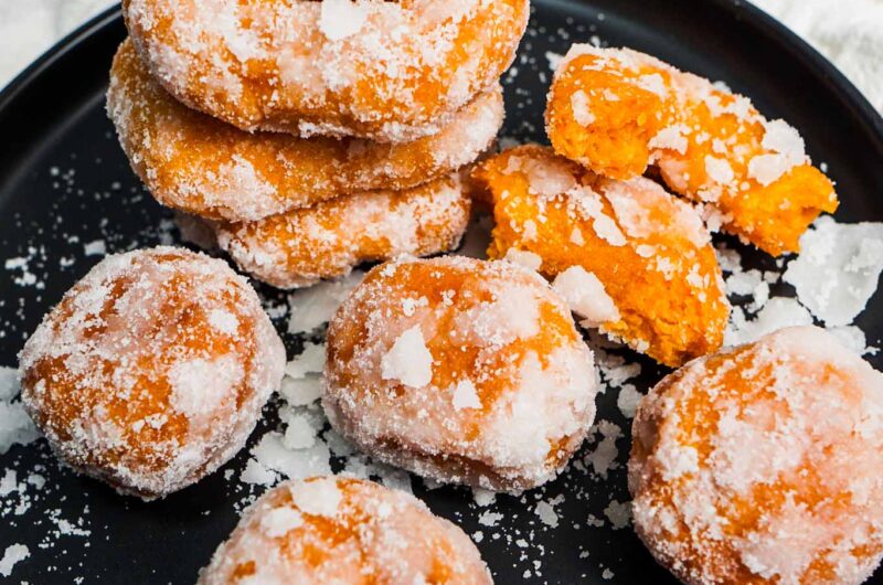 Kuih Keria – Sweet Potato Doughnuts (top tips for soft donuts!)