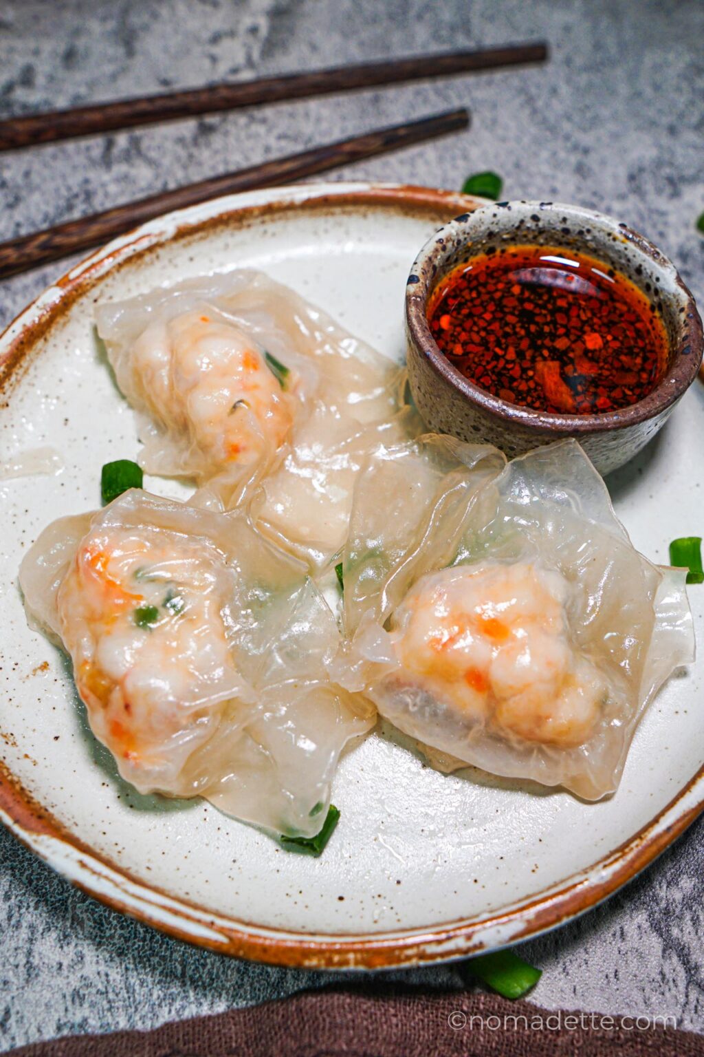 Rice Paper Har Gow (cheat shrimp crystal dumplings!) - Nomadette