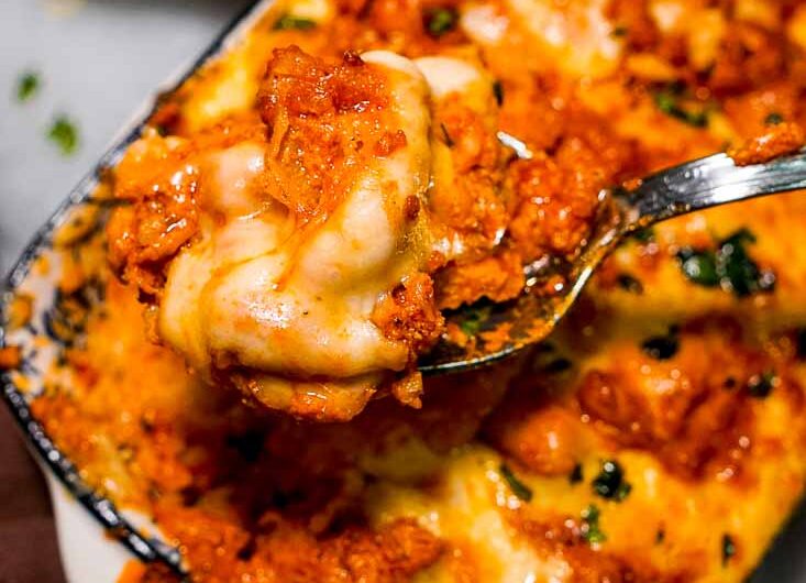 Butter Chicken Baked Rice