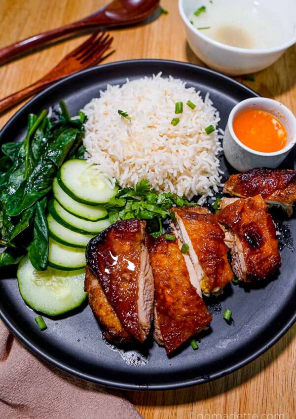 Honey Roasted Chicken Rice