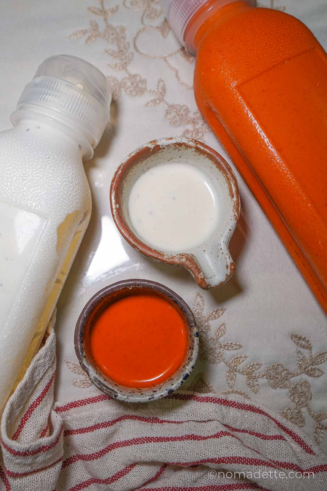 Halal Cart White Sauce & Red Sauce (The Ultimate Copycat Recipes)