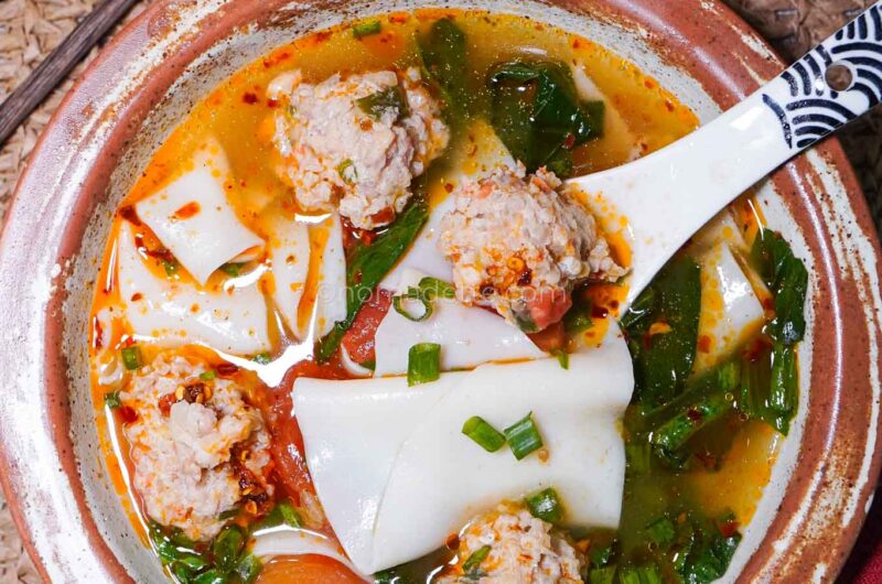 Deconstructed Dumpling Soup