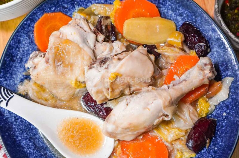 Waterless Chicken Soup (Stovetop, Rice Cooker & Instant Pot)