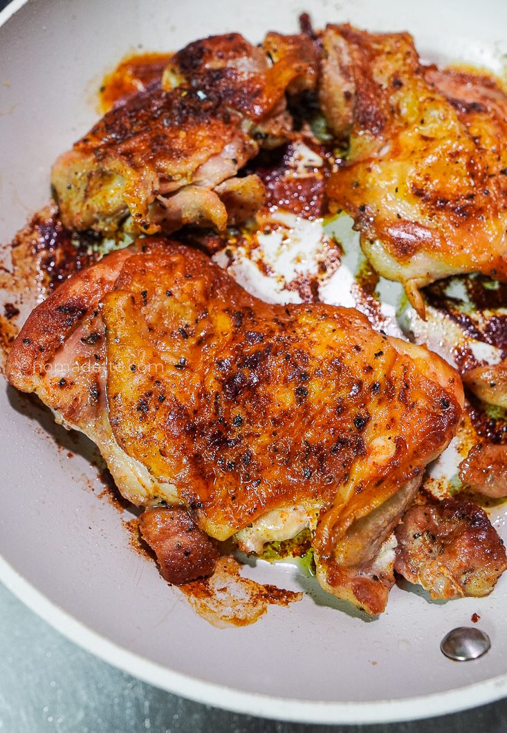 Cold Seared Chicken Thighs