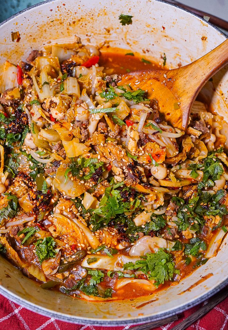 Mala Dirty Cabbage Recipe (High-Protein & Spicy)